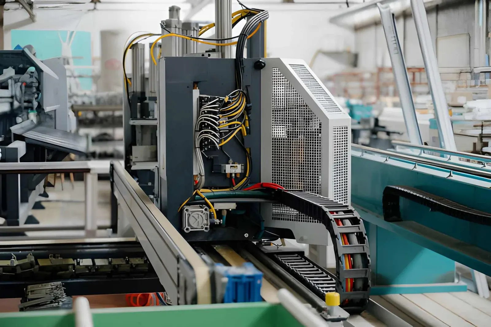 Engineering · cable carrier in a machine